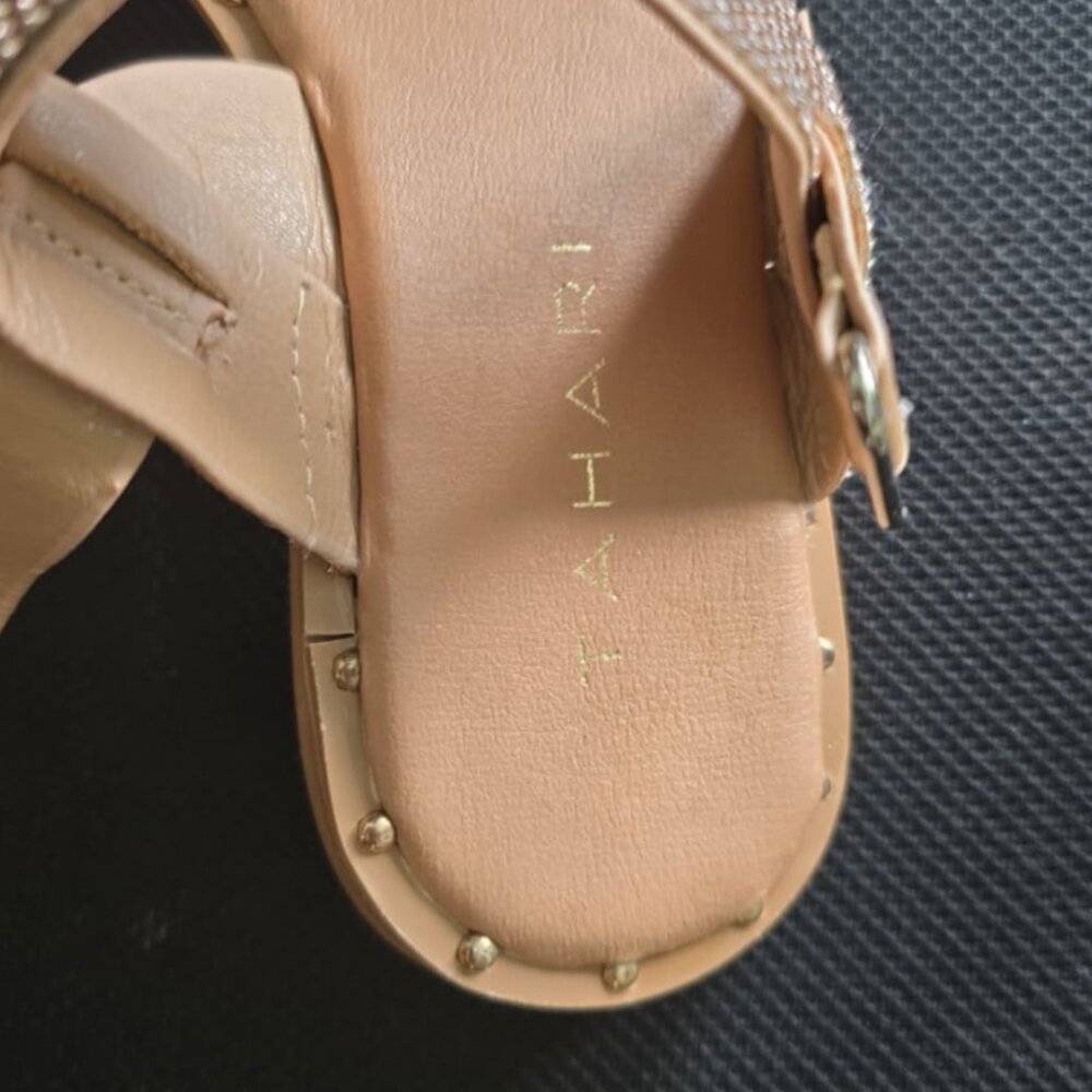 🎀✨ Tahari Girls Sparkle Dress Sandals | Special Occasion Shoes | Size 1 ✨🎀 - Picture 3 of 3